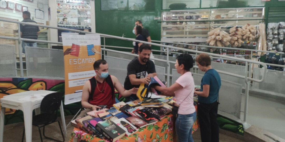 Mercado Municipal recebe Escambo Literário hoje
