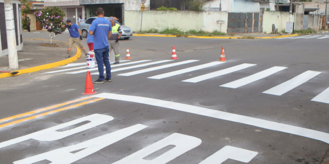Secretaria de Transporte aprimora sinalização