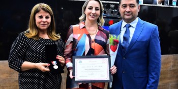 Larissa Ashiuchi é homenageada pela Câmara de Vereadores