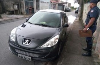 Guarda municipal recupera veículo: