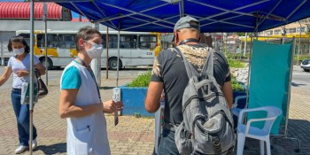 Saúde promove ação contra tuberculose na área central