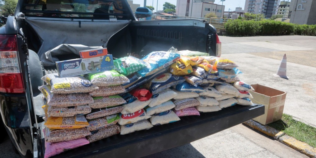 Fundo Social recebe 66 quilos de alimentos