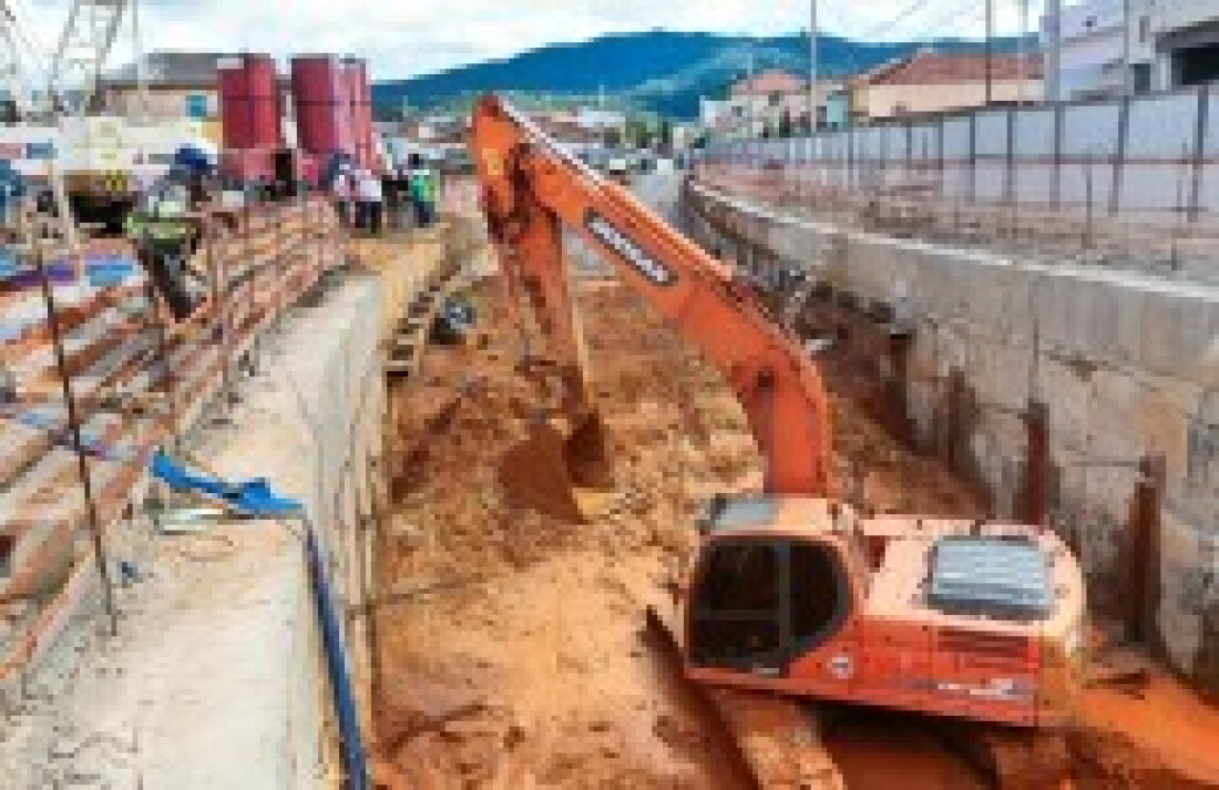Escavação sob a linha férrea começará no final deste mês