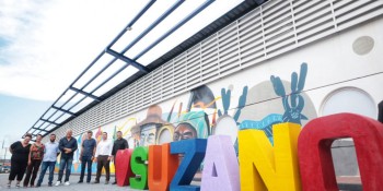 Terminal Norte recebe mural e uma área de lazer