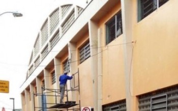 Fachada do Mercado Municipal é revitalizada
