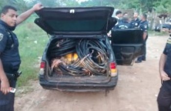 GCM apreende fios furtados no Jardim São José:
