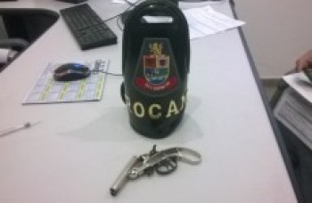 Trio é preso com garrucha na rodovia Henrique Eroles, em Itaquá: