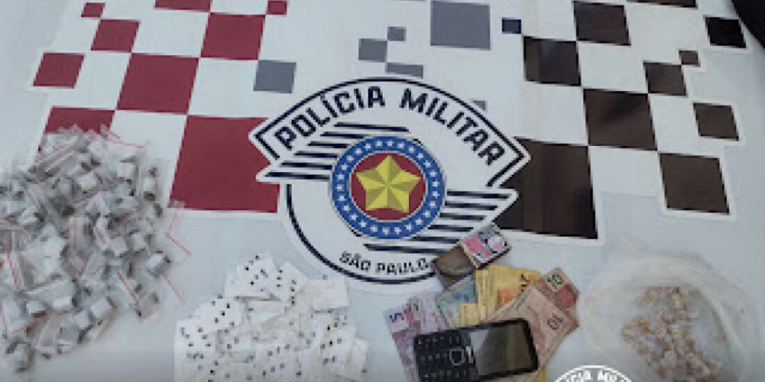 Polícia Militar prende suspeito por tráfico de drogas