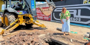 Sabesp realiza reparos em esquina da Vila Varela