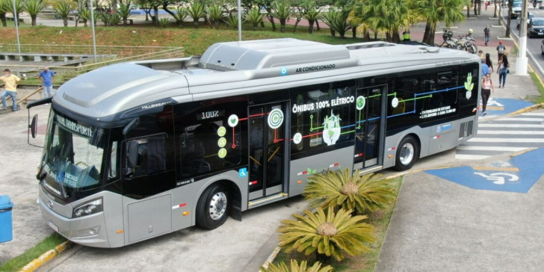 Suzano mantém testes com ônibus elétrico até início de abril