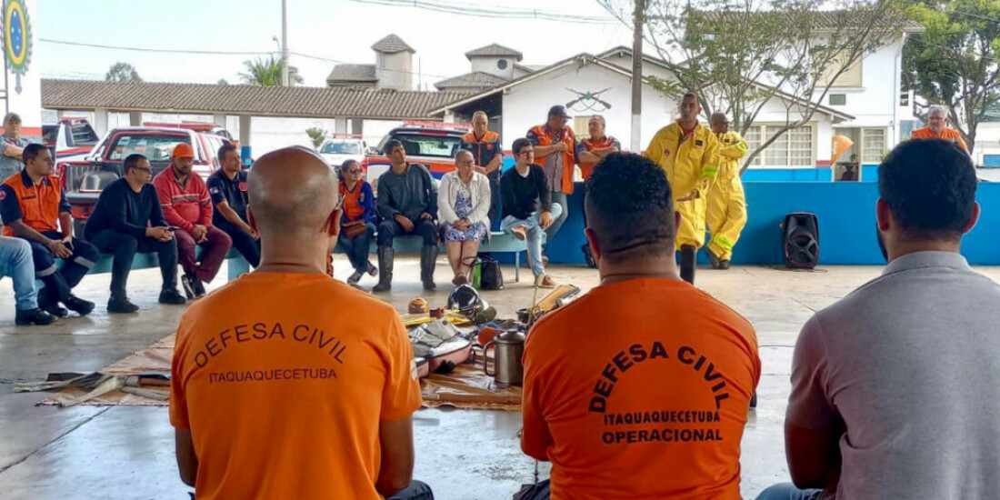Defesa Civil participa de treinamento em Suzano