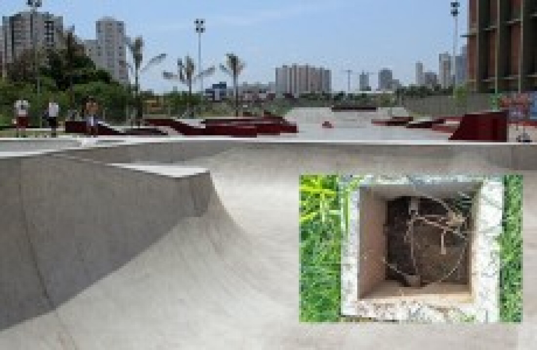 Mogi Skate Park é alvo de vandalismo