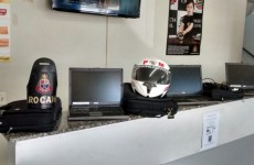 Rocam detém dupla com notebooks no centro de Mogi