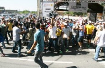 Protesto contra a máfia da merenda