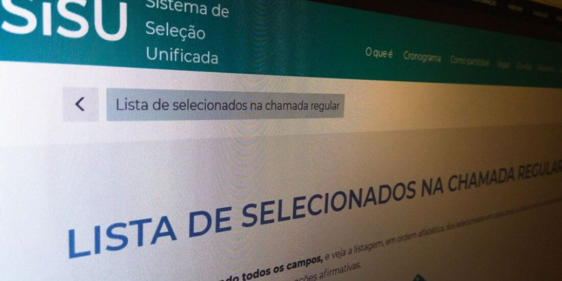 Primeira chamada do Sisu vai até 8 de março