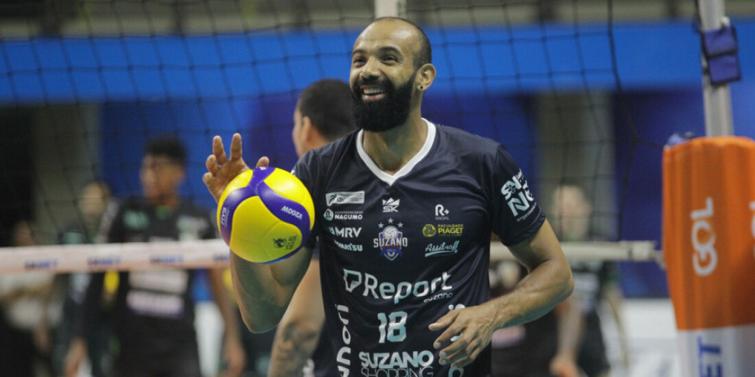 Suzano Vôlei anuncia renovação do oposto Jonadabe