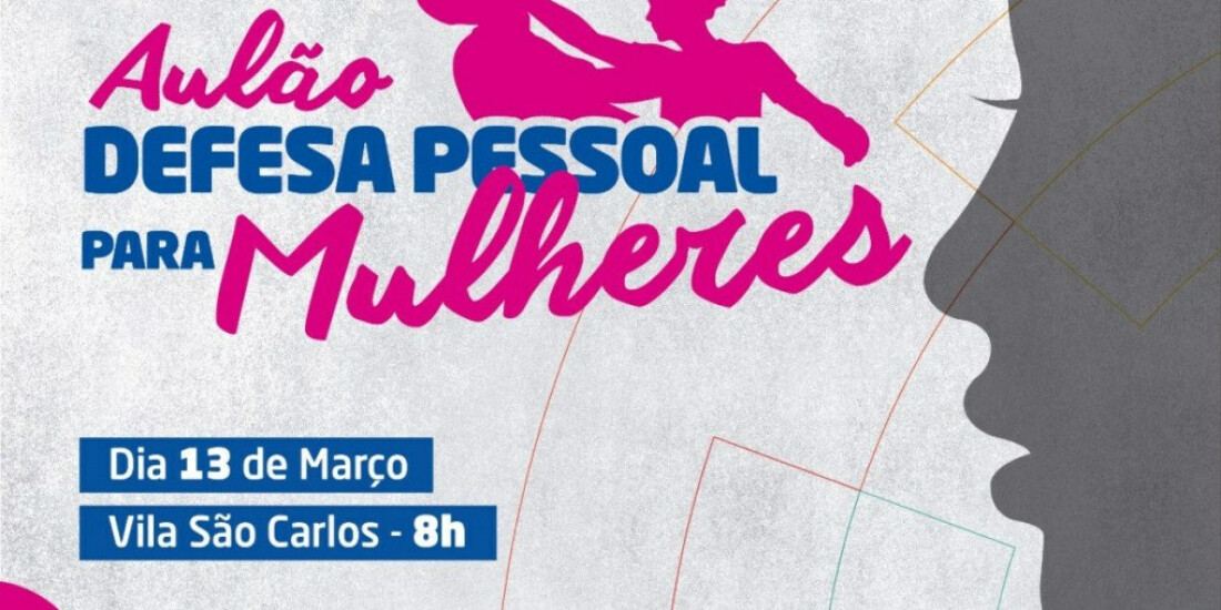 Aulão de defesa pessoal está com inscrições abertas