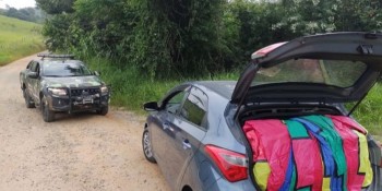Patrulha Ambiental da GCM apreende balão na estrada Beija-Flor
