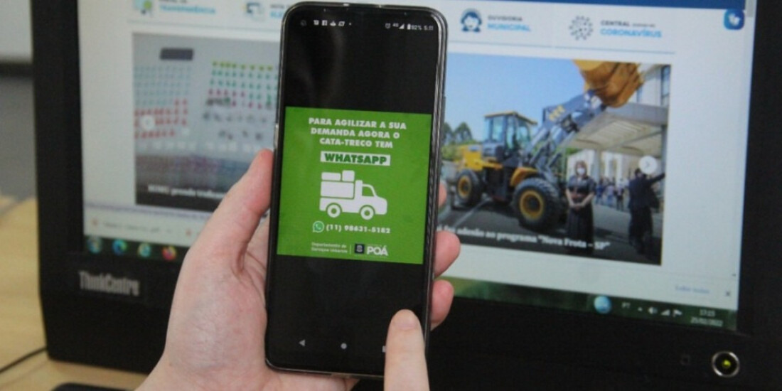 Operação Cata-Treco conta com WhatsApp para atendimento à população