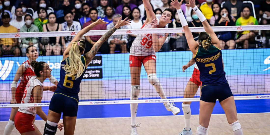 Seleção feminina é superada pela Turquia na Liga das Nações de vôlei