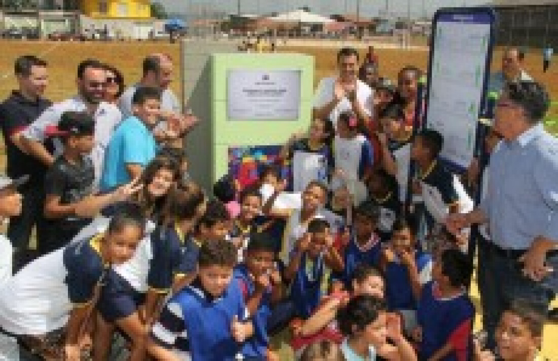 Jardim Santos Dumont ganha primeira praça de esportes