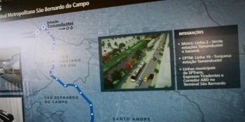 Governo paulista prevê entrega do BRT-ABC para 2023