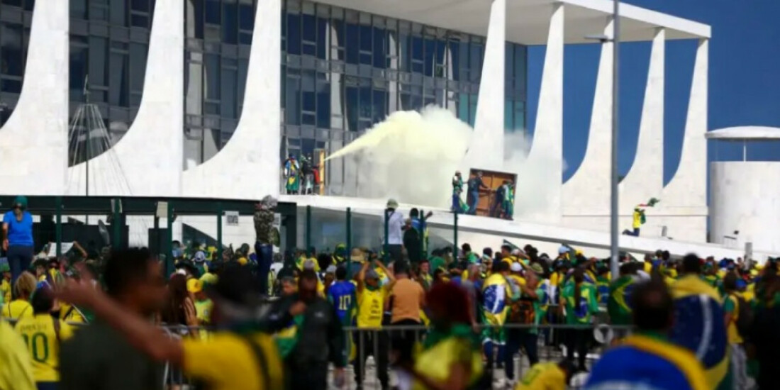 GSI divulga imagens do dia da invasão no Palácio do Planalto