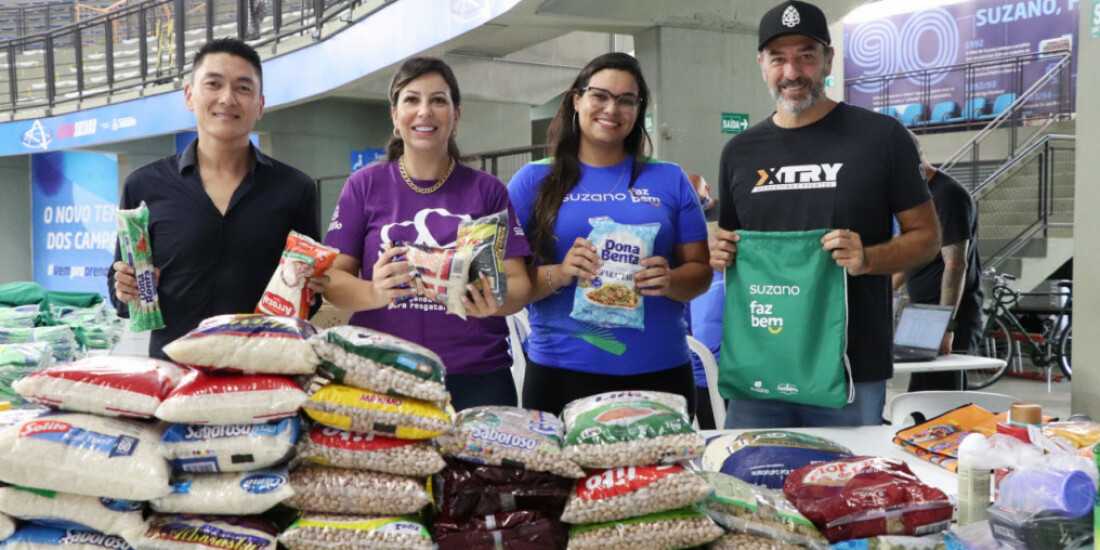 Fundo Social arrecada mais de quatro toneladas de alimentos em evento da Suzano S/A
