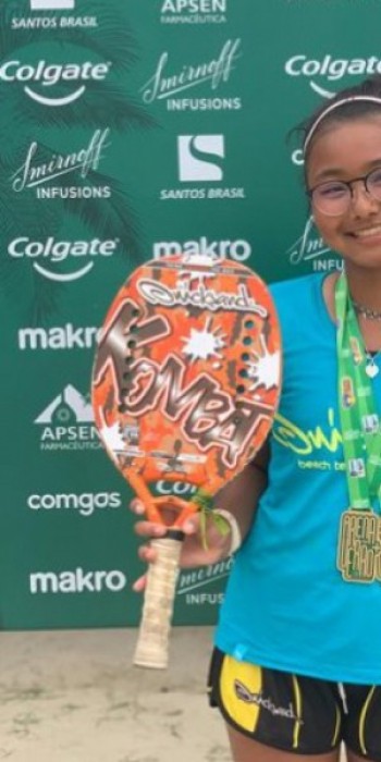 Atleta mogiana de 13 anos é campeã em torneio internacional