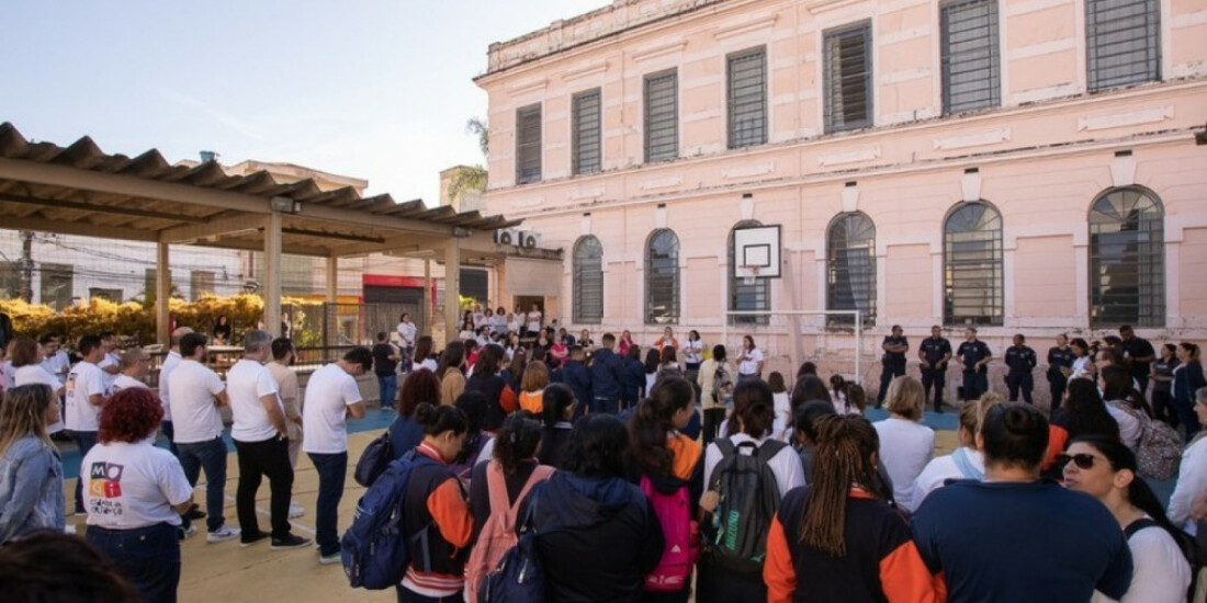 Ato simbólico em Mogi reforça Cultura de Paz