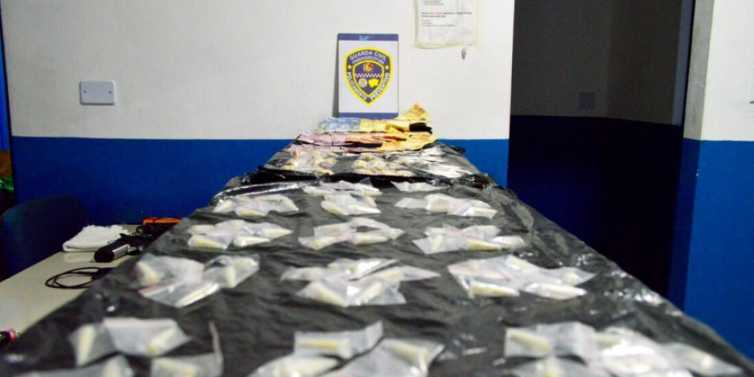 GCM apreende drogas no bairro Jardim Sol Nascente