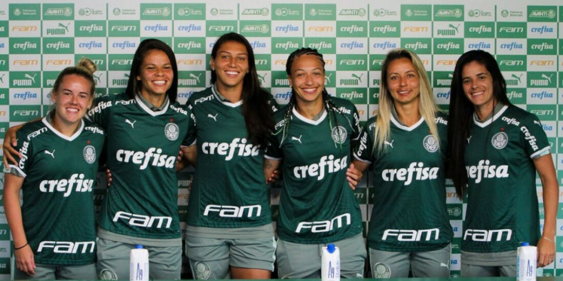 Com Andressinha e Bia Zaneratto, Palmeiras apresenta elenco feminino