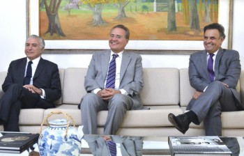 Aécio e Temer fazem 'agenda'