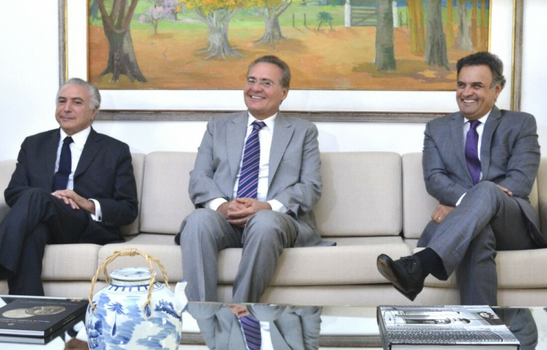 Aécio e Temer fazem 'agenda'