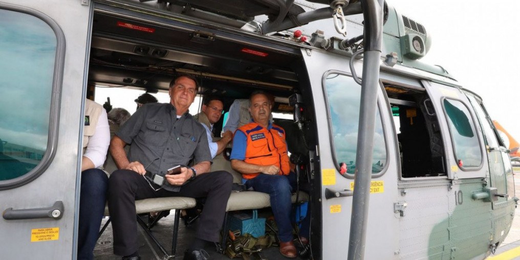Presidente sobrevoa áreas atingidas pelas chuvas em São Paulo