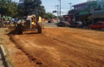 Obras para construção de base são iniciadas