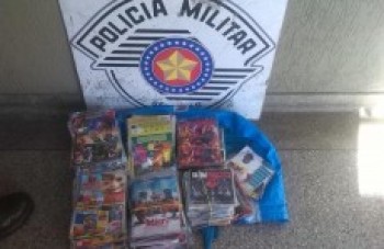Ação da PM e Prefeitura apreende mídias piratas
