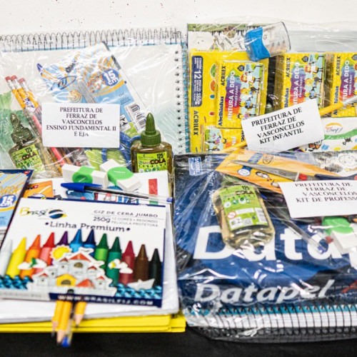 Kits serão enviados nas primeiras semanas de aula