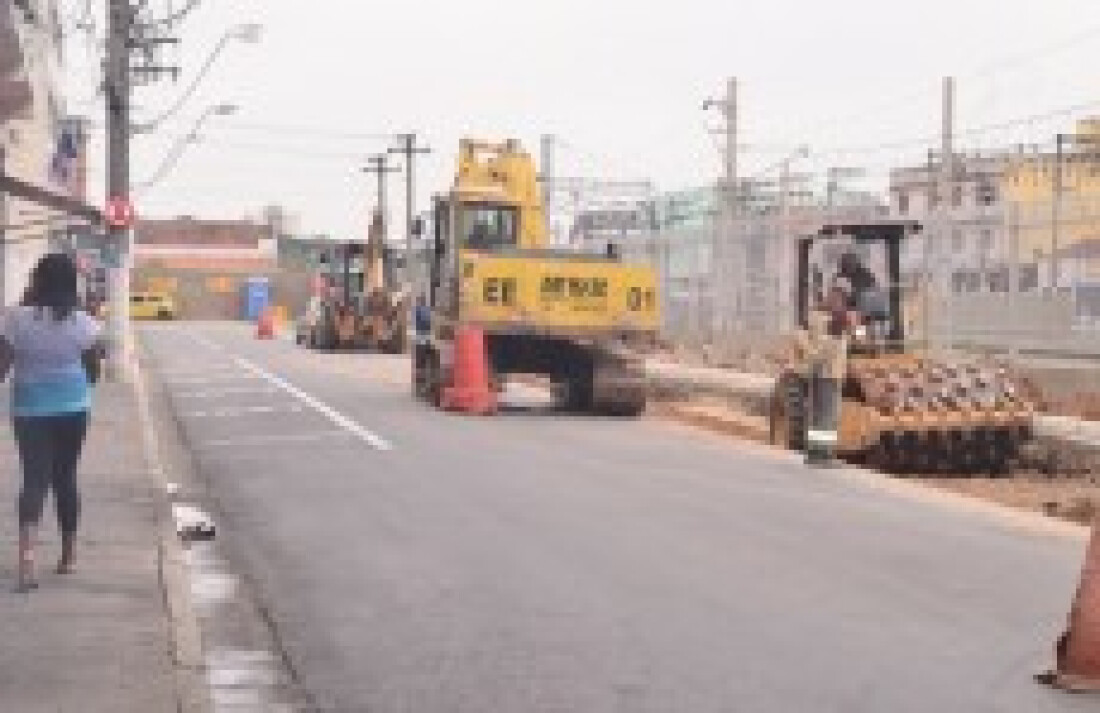 Obras do miniterminal de ônibus chegam a 35%