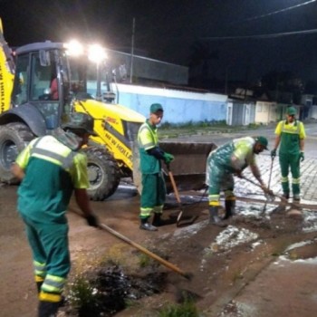 Prefeitura faz rescaldo da chuva