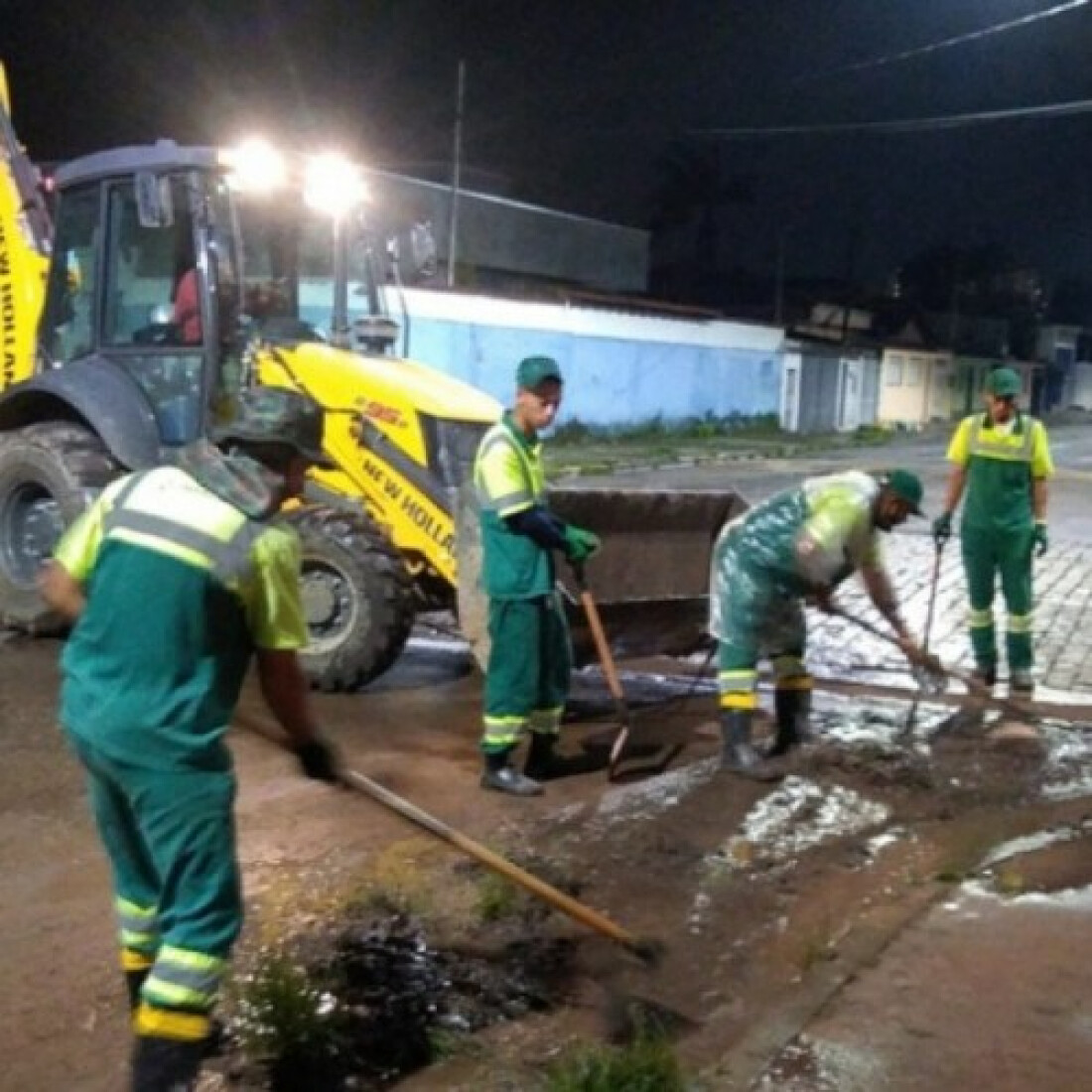Prefeitura faz rescaldo da chuva