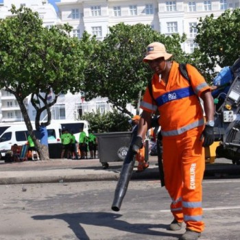 Rio terá esquema especial de limpeza urbana no réveillon