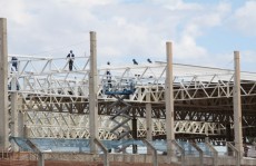 Mamoru visita obras do novo shopping de Itaquá: