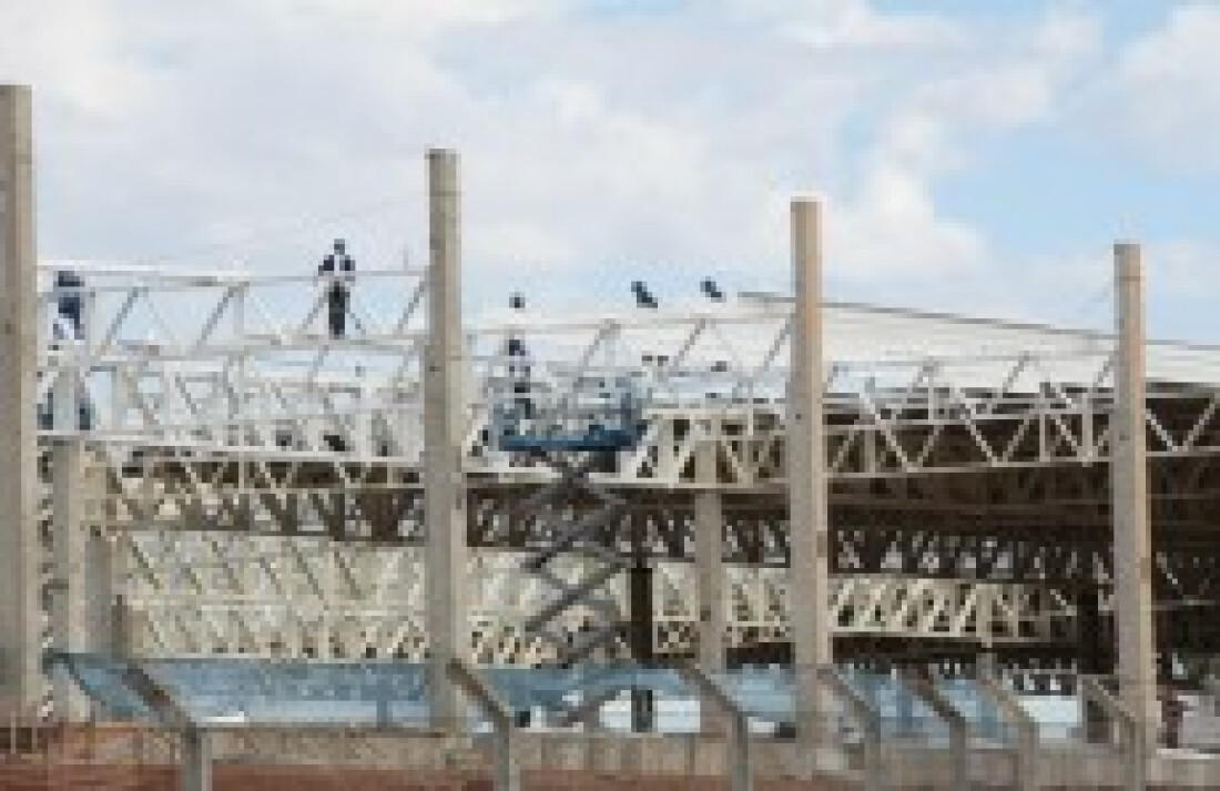 Mamoru visita obras do novo shopping de Itaquá: