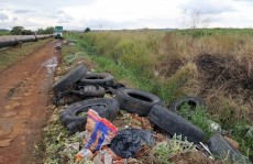 Agentes identificam descarte irregular