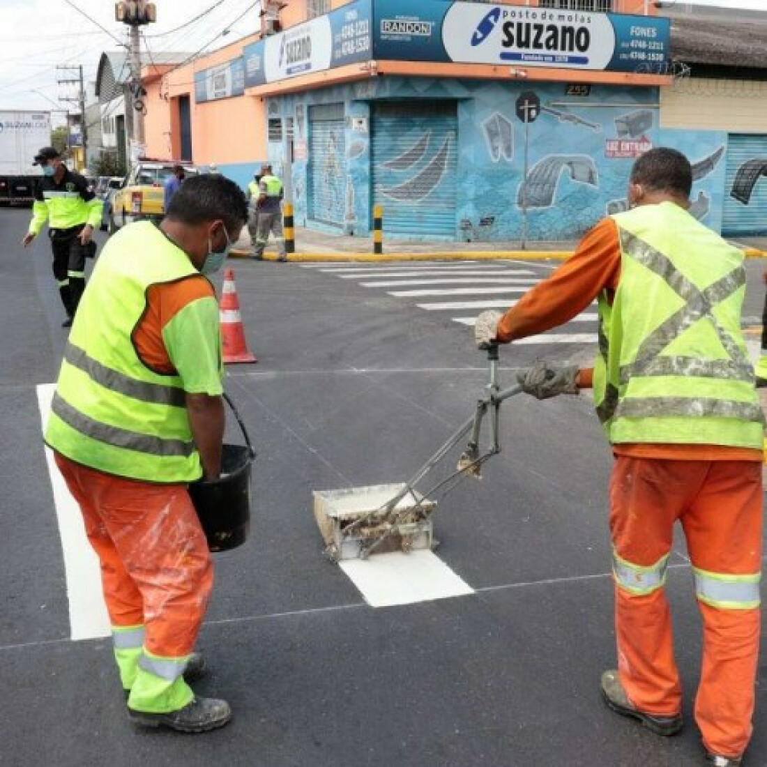 Avenida Marques Figueira ganha nova sinalização de trânsito
