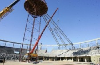 Obras da Arena Multiuso seguem em bom ritmo