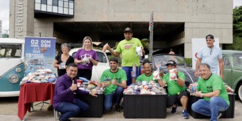 Fundo Social recebe doação de meia tonelada de alimentos