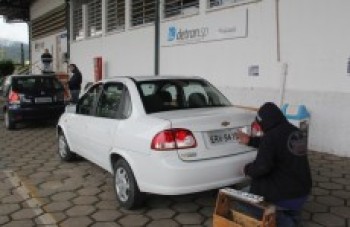 Mesmo com a greve do Detran, serviços atendem a população
