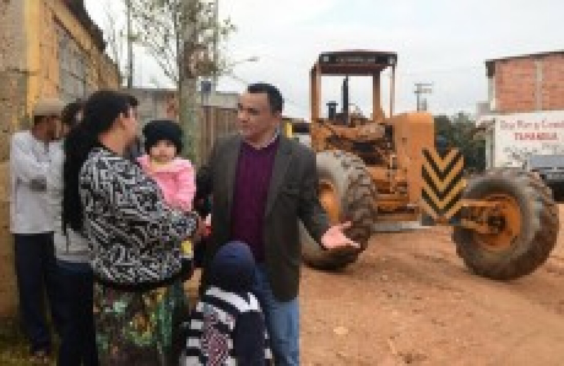 Paiolzinho recebe melhorias nas ruas